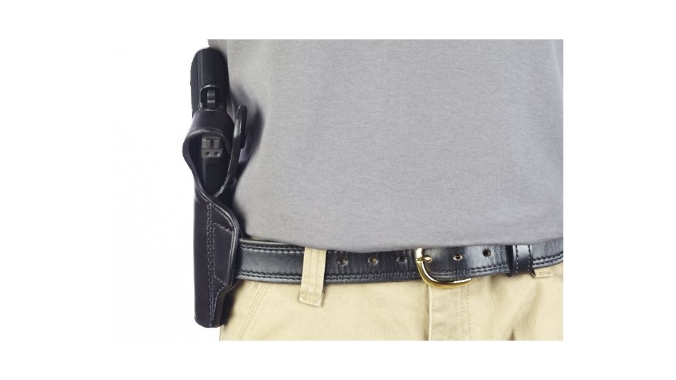 Wilson Combat Lo-Profile Thumb Break Holster, Full-Size 1911, Right Hand, 1.5in Belt, Black Leather LPTB1BLR15