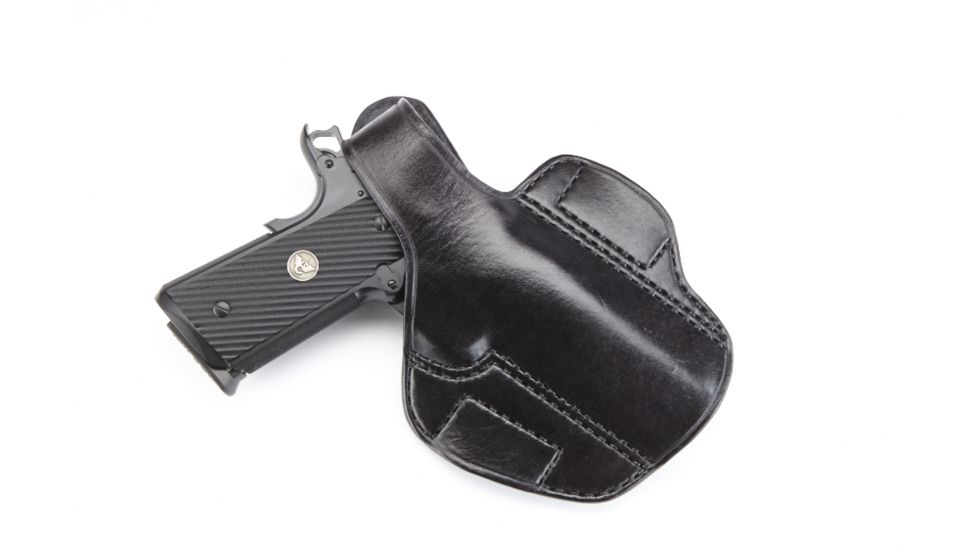 Wilson Combat Lo-Profile Thumb Break Holster, Full-Size 1911, Right Hand, 1.5in Belt, Black Leather LPTB1BLR15