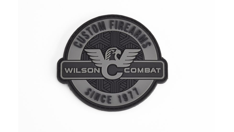 Wilson Combat Logo PVC Patch, Round 806