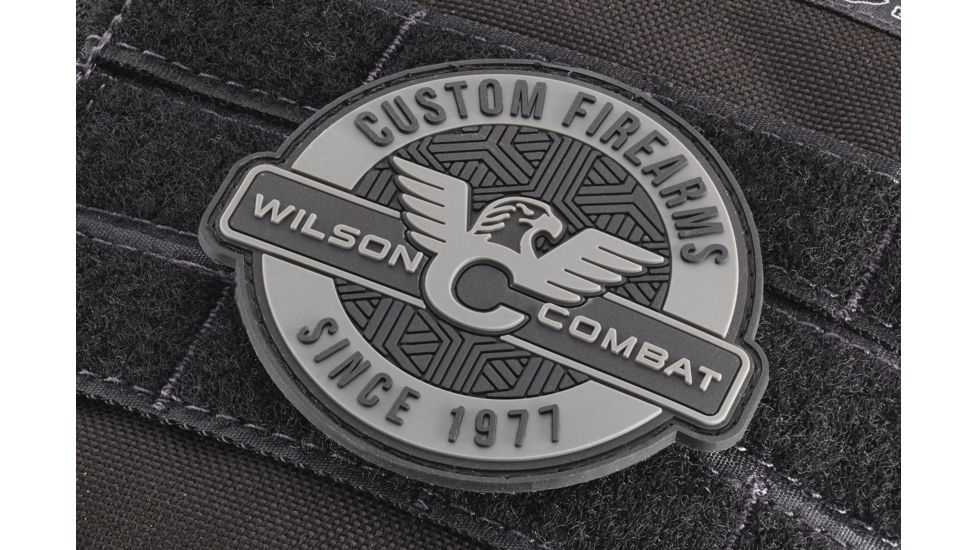 Wilson Combat Logo PVC Patch, Round 806