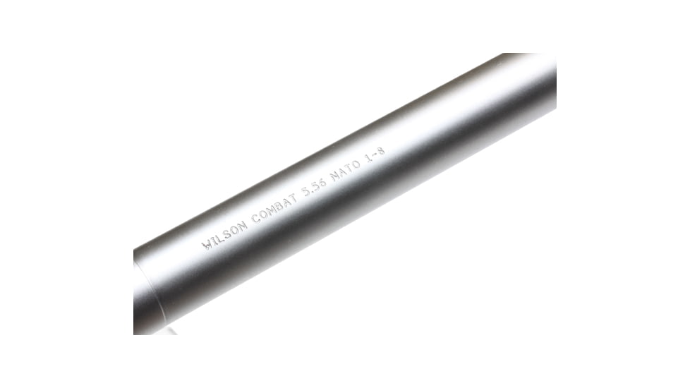 Wilson Combat Match Grade Barrel, 5.56 NATO, Recon Tactical, 18in, 1-8 Twist, Stainless TR-556RC18-18
