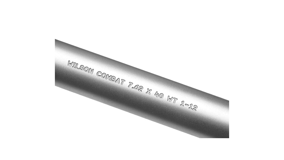 Wilson Combat Match Grade Barrel, 7.62x40 WT, Recon Tactical, 18in Non-Threaded, 1-12 Twist, Stainless TR-762RC18NT-112