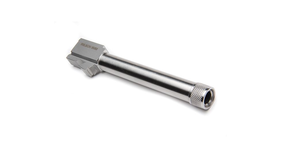 Wilson Combat Match Grade Barrel, 9mm, Glock 17, 5.19in Threaded 1, 2-28, Stainless 767
