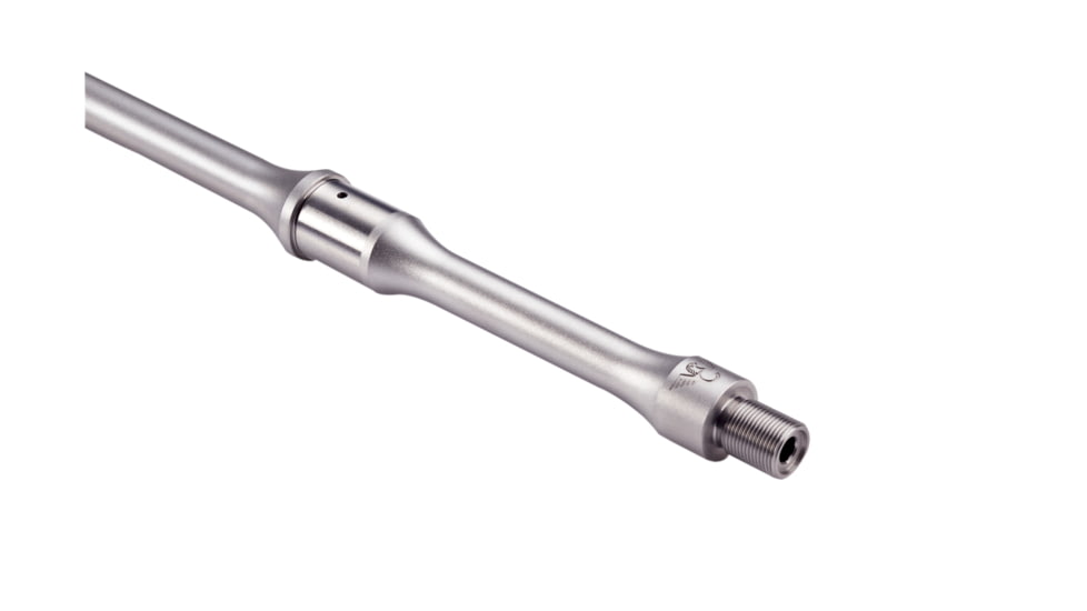 Wilson Combat Match Grade Barrel, AR-15, 5.56x45mm NATO, 16 in, Ultralight Hunter, Intermediate Length, 1-8 Twist, 1/2x28 Threded, Glass Bead, TR-556ULIG16RT8