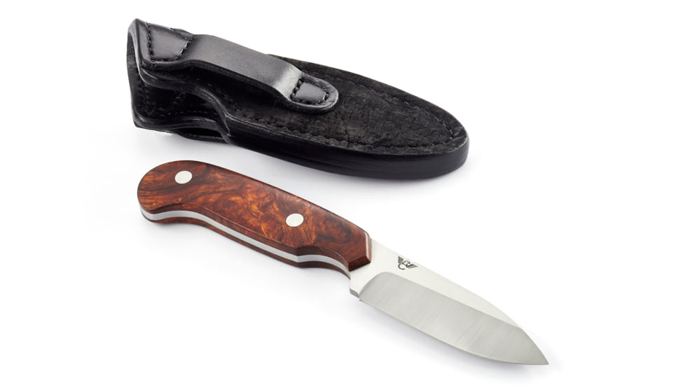 Wilson Combat Mombasa Skinner Fixed Blade Knife, Des. Ironwood, Woods, Black, WTK-MBH