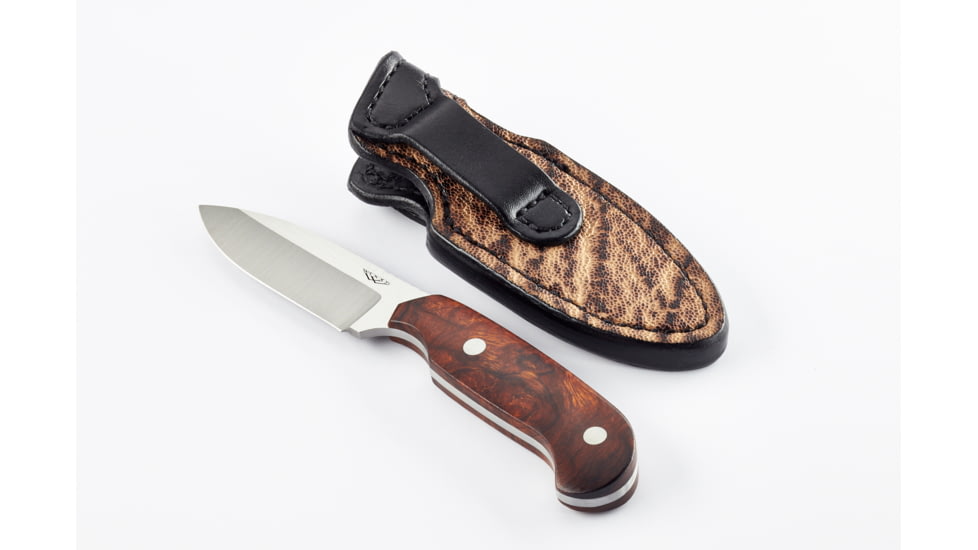 Wilson Combat Mombasa Skinner Fixed Blade Knife, Des. Ironwood, Woods, Brown, WTK-MLBE