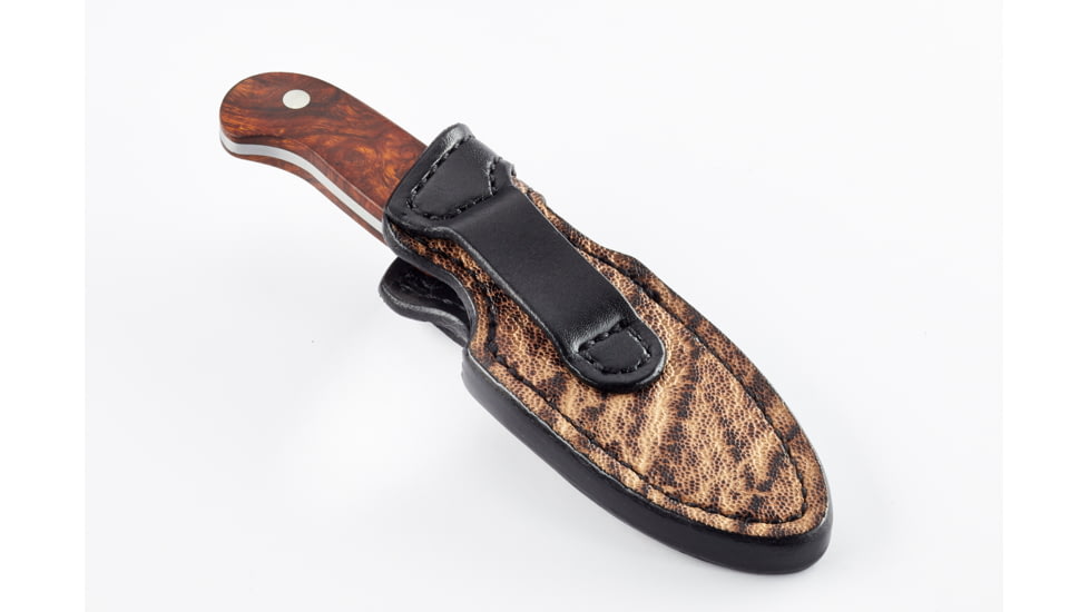 Wilson Combat Mombasa Skinner Fixed Blade Knife, Des. Ironwood, Woods, Brown, WTK-MLBE
