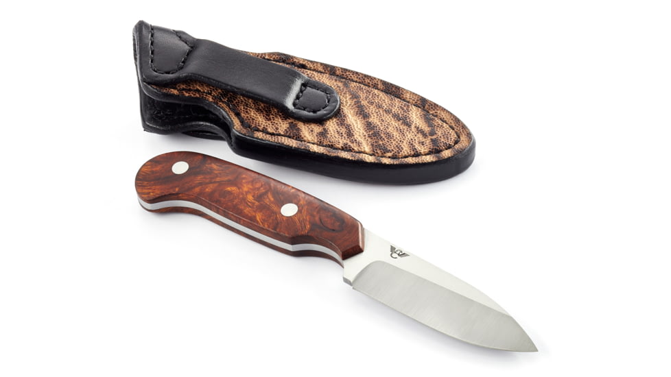 Wilson Combat Mombasa Skinner Fixed Blade Knife, Des. Ironwood, Woods, Brown, WTK-MLBE