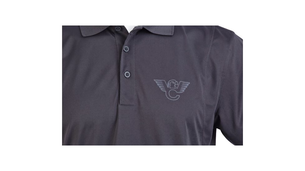 Wilson Combat Performance Polo, Iron Gray, Large 756L