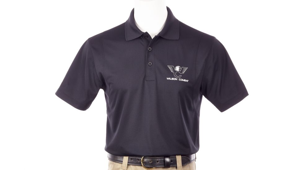 Wilson Combat Performance Polo, Black, Large 818L