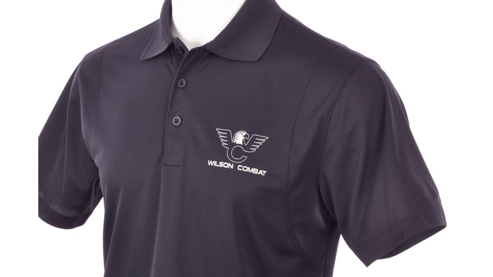 Wilson Combat Performance Polo, Black, Large 818L
