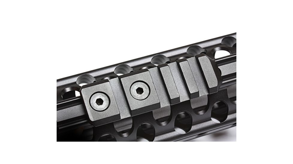 Wilson Combat Picatinny Rail Panel, 4-Notch Bottom Mount, T.R.I.M. Direct Mount, Black TR-TRIM-BM