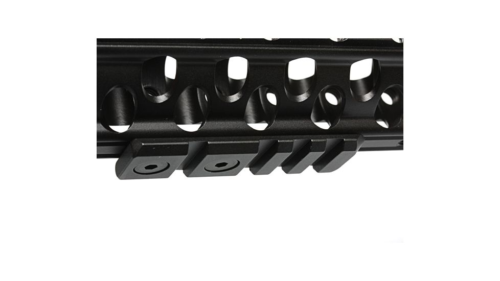 Wilson Combat Picatinny Rail Panel, 4-Notch Bottom Mount, T.R.I.M. Direct Mount, Black TR-TRIM-BM