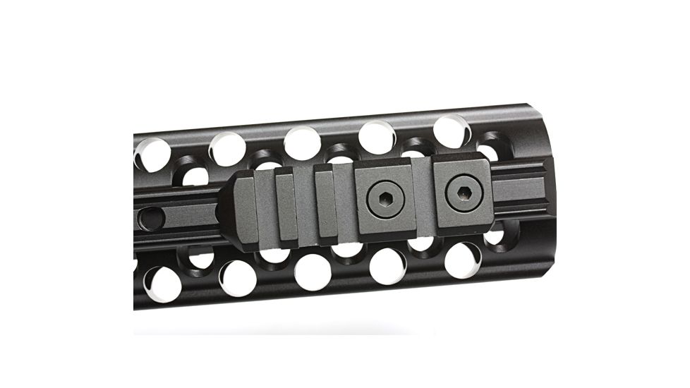 Wilson Combat Picatinny Rail Panel, 4-Notch Bottom Mount, T.R.I.M. Direct Mount, Black TR-TRIM-BM