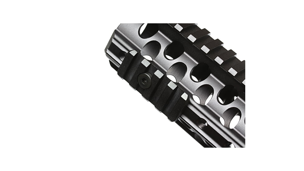 Wilson Combat Picatinny Rail Panel, 4-Notch, T.R.I.M. Direct Mount, Black TR-TRIM-RS4