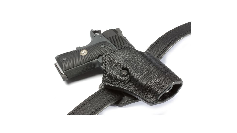 Wilson Combat Practical Carry, Compact 1911, Right Hand, 1.5in Belt, Black Shark PC2BSR15