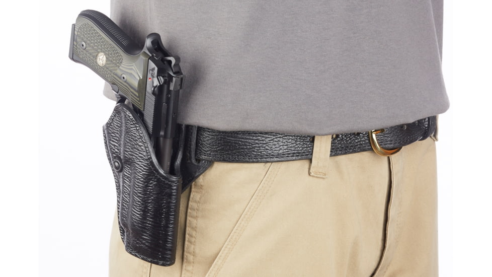 Wilson Combat Practical Holster, Beretta 92, 96, Right Hand, 1.5in Belt, Black Shark P4BSR15