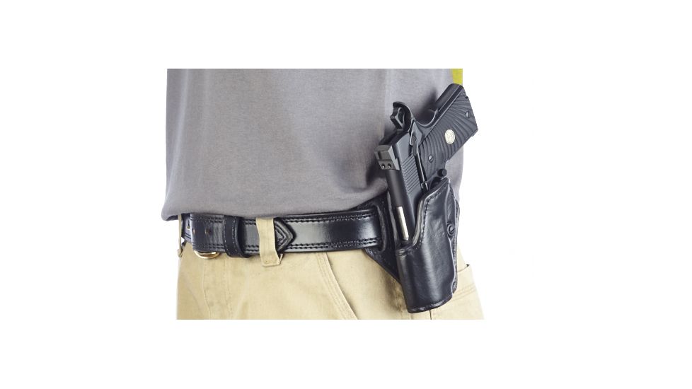 Wilson Combat Practical Holster, Compact 1911, Left Hand, 1.5in Belt, Black P2BLL15