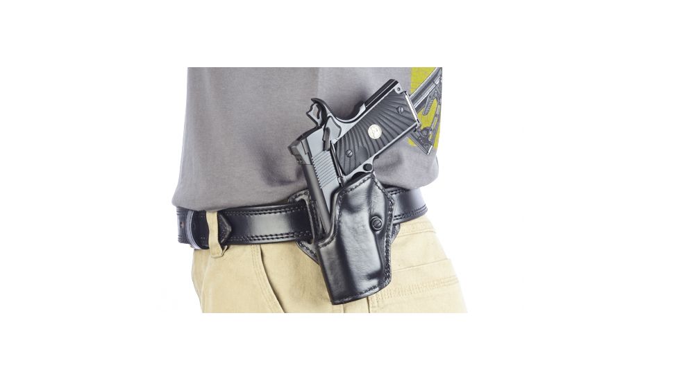 Wilson Combat Practical Holster, Compact 1911, Left Hand, 1.5in Belt, Black P2BLL15