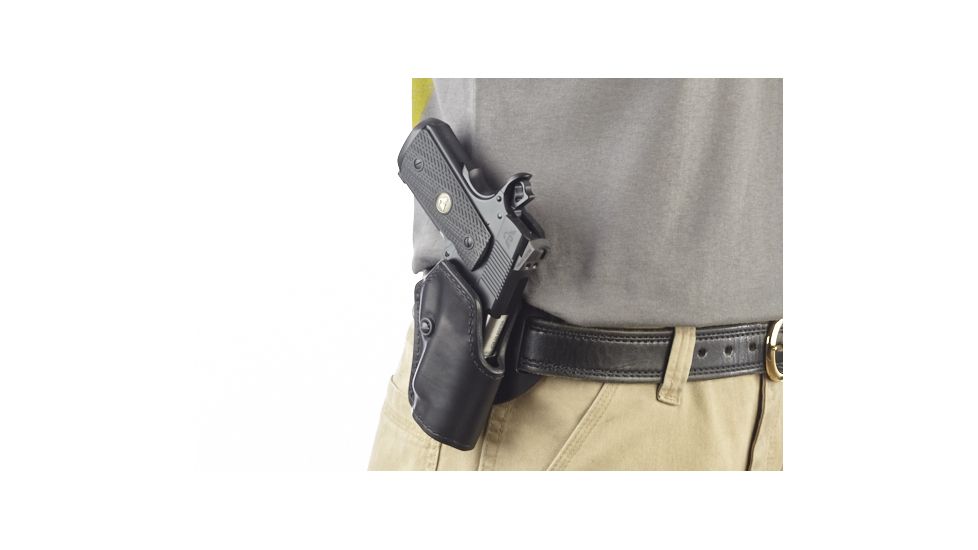 Wilson Combat Practical Holster, Compact 1911, Right Hand, 1.5in Belt, Black P2BLR15
