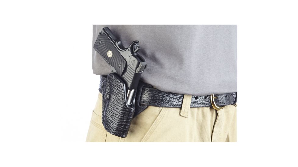 Wilson Combat Practical Holster, Compact 1911, Right Hand, 1.5in Belt, Black Shark P2BSR15