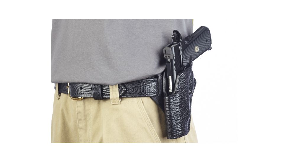 Wilson Combat Practical Holster, Full-Size 1911, Left Hand, 1.5in Belt, Black Shark P1BSL15
