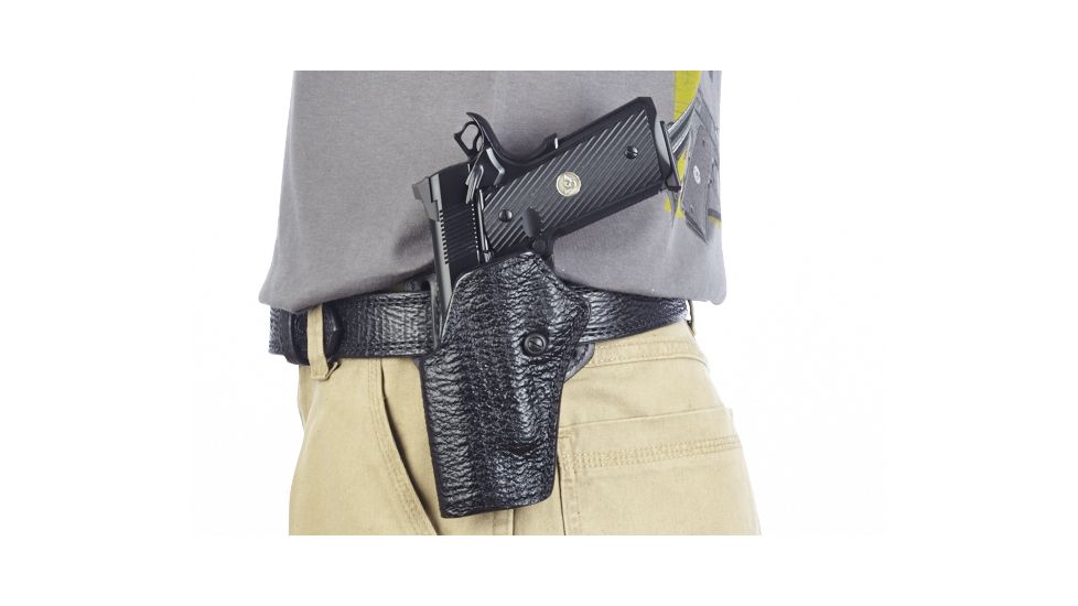 Wilson Combat Practical Holster, Full-Size 1911, Left Hand, 1.5in Belt, Black Shark P1BSL15