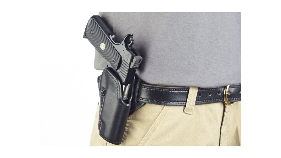 Wilson Combat Practical Holster, Full-Size 1911, Right Hand, 1.5in Belt, Black P1BLR15
