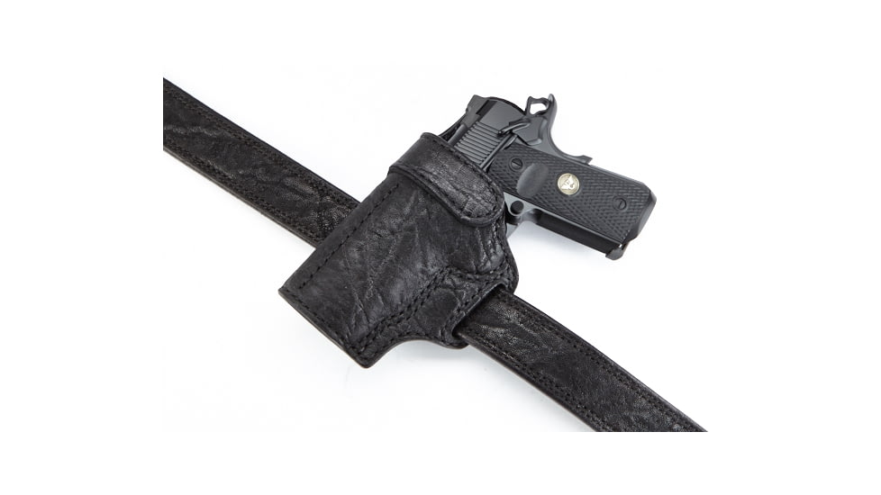 Wilson Combat Rapid Response Holster, Compact 1911, Left Hand, 1.5in Belt, Black Elephant RV2BEL15