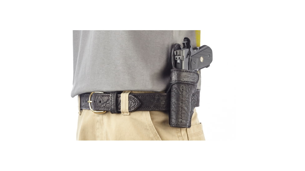 Wilson Combat Rapid Response Holster, Compact 1911, Left Hand, 1.5in Belt, Black Elephant RV2BEL15