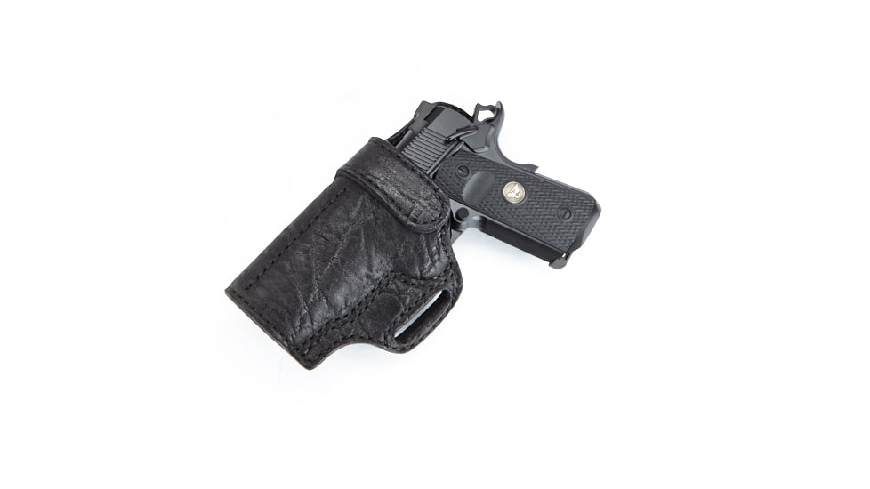 Wilson Combat Rapid Response Holster, Compact 1911, Left Hand, 1.5in Belt, Black Elephant RV2BEL15