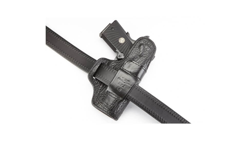 Wilson Combat Rapid Response Holster, Compact 1911, Left Hand, 1.5in Belt, Black Shark RV2BSL15