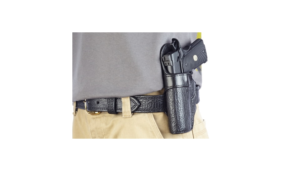 Wilson Combat Rapid Response Holster, Compact 1911, Left Hand, 1.5in Belt, Black Shark RV2BSL15