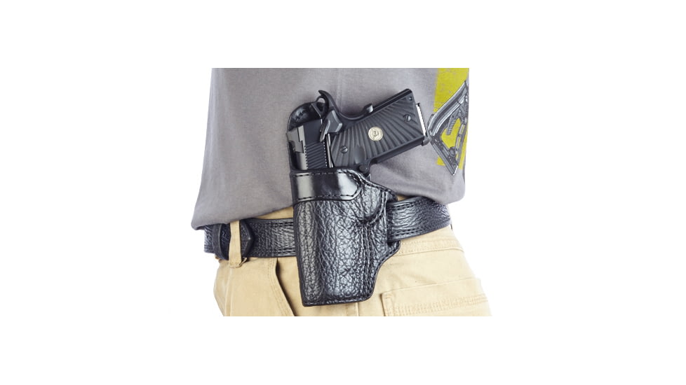 Wilson Combat Rapid Response Holster, Compact 1911, Left Hand, 1.5in Belt, Black Shark RV2BSL15
