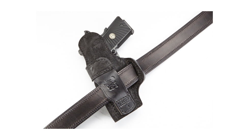 Wilson Combat Rapid Response Holster, Compact 1911, Right Hand, 1.5in Belt, Black Elephant RV2BER15