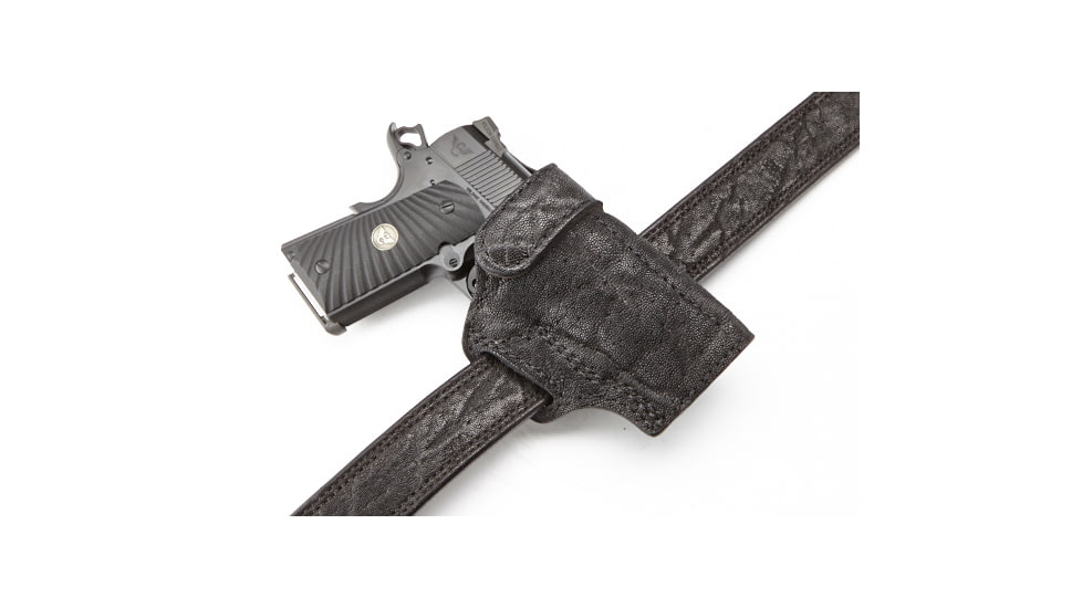 Wilson Combat Rapid Response Holster, Compact 1911, Right Hand, 1.5in Belt, Black Elephant RV2BER15