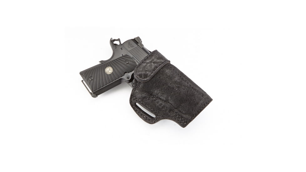 Wilson Combat Rapid Response Holster, Compact 1911, Right Hand, 1.5in Belt, Black Elephant RV2BER15