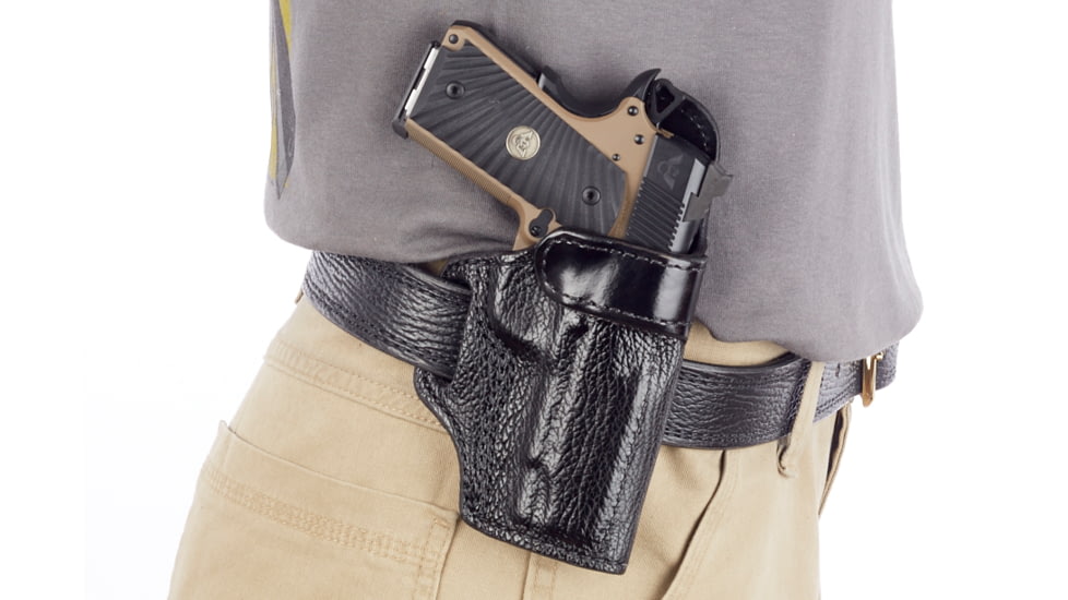 Wilson Combat Rapid Response Holster, Compact 1911, Right Hand, 1.5in Belt, Black Shark RV2BSR15