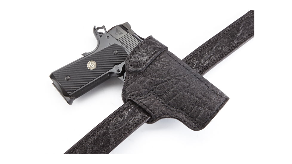 Wilson Combat Rapid Response Holster, Full-Size 1911, Right Hand, 1.5in Belt, Black Elephant RV1BER15