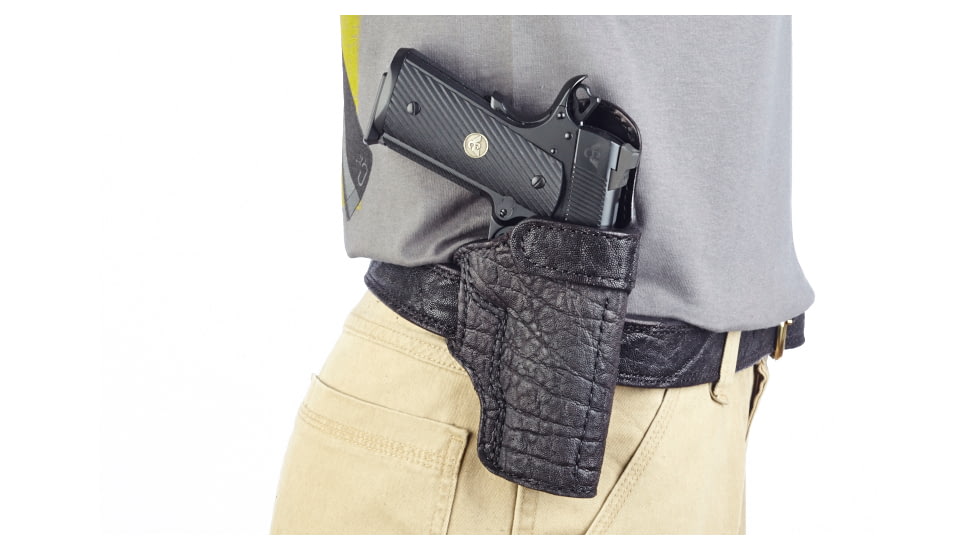 Wilson Combat Rapid Response Holster, Full-Size 1911, Right Hand, 1.5in Belt, Black Elephant RV1BER15