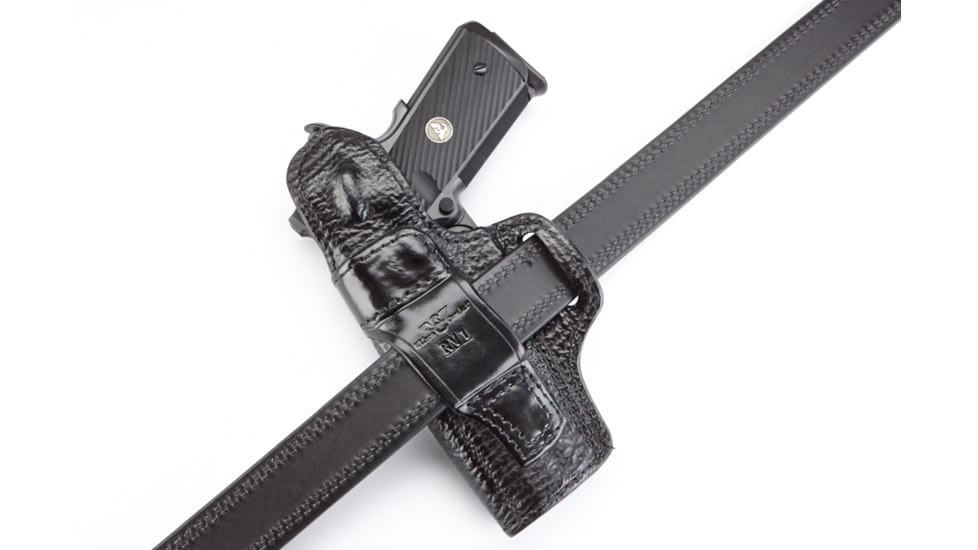 Wilson Combat Rapid Response Holster, Full-Size 1911, Right Hand, 1.5in Belt, Black Shark RV1BSR15