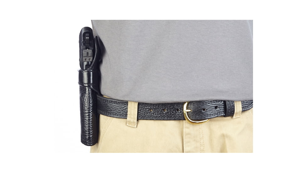Wilson Combat Rapid Response Holster, Full-Size 1911, Right Hand, 1.5in Belt, Black Shark RV1BSR15