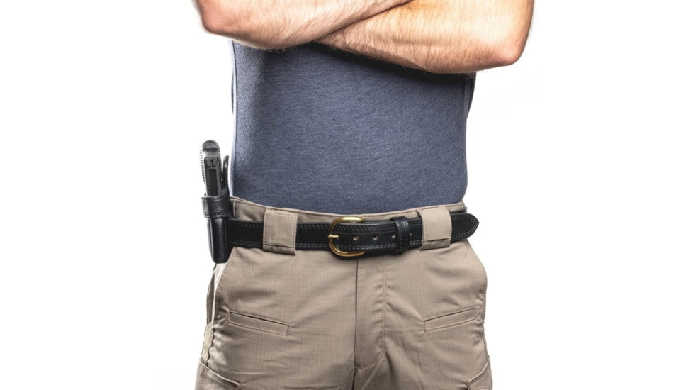 Wilson Combat Rapid Response Leather Outside the Waistband Holster, Sig Sauer P365, Right, Black, RV24BLSR15