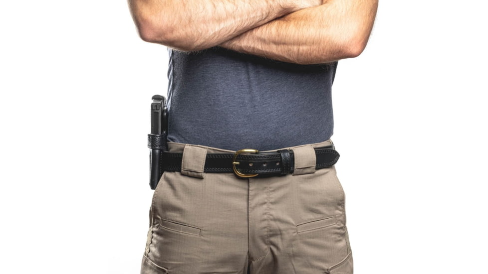 Wilson Combat Rapid Response Leather Outside the Waistband Holster, Sig Sauer P365XL, Right, Black, RV25BLSR15
