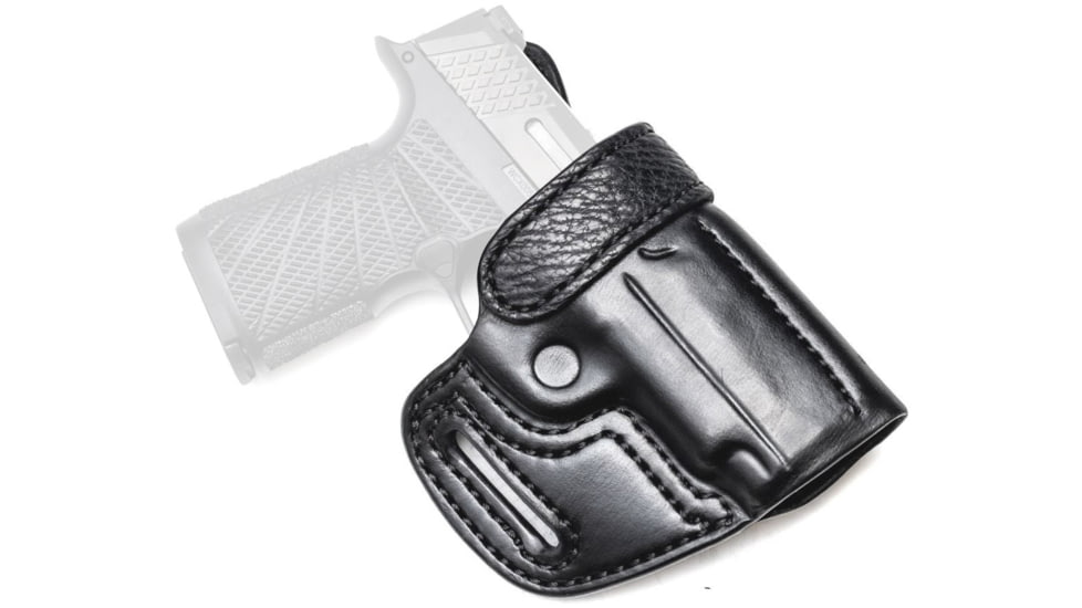 Wilson Combat Rapid Response Leather Outside the Waistband Holster, Sig Sauer P365XL, Right, Black, RV25BLSR15