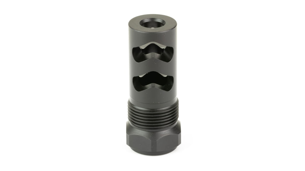 Wilson Combat Rapid Thread Muzzle Brake, 9MM/350 Legend, 5/8X24 Thread Pitch, Melonite Finish, Black, Includes Shims &amp; O-Ring SP-RTMB-5-8X24-9MM
