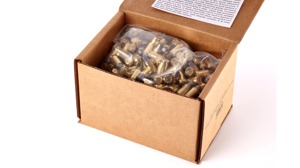 Wilson Combat Remanufactured .45 ACP 200 Grain Hard Cast Lead SWC Brass Cased Pistol Ammo, 770 FPS, 400 Round, RA45-200-LSWC-T-400RD
