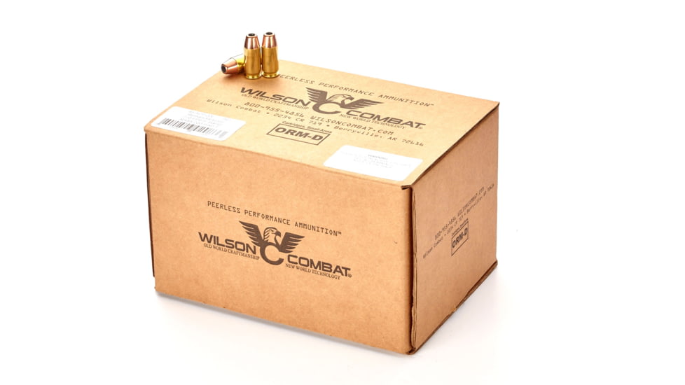 Wilson Combat Remanufactured .45 ACP 200 Grain Hornady HAP Brass Cased Pistol Ammo, 770 FPS, 400 Round, RA45-200-HAP-T-400RD