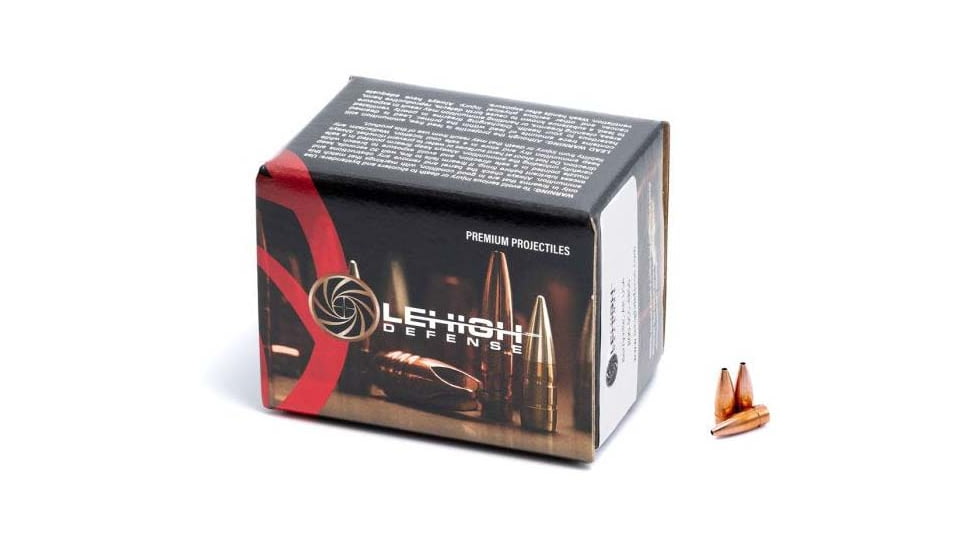 Wilson Combat Rifle Bullets, .204 Caliber, 30 grain, Hollow Point Frangible, 50 Bullets, 05204030CuSP