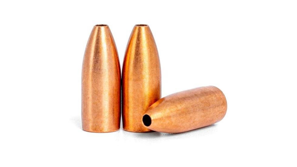 Wilson Combat Rifle Bullets, .224 Caliber, 38 grain, Flat Base Hollow Point, 50 Bullets, 05224038CuSP